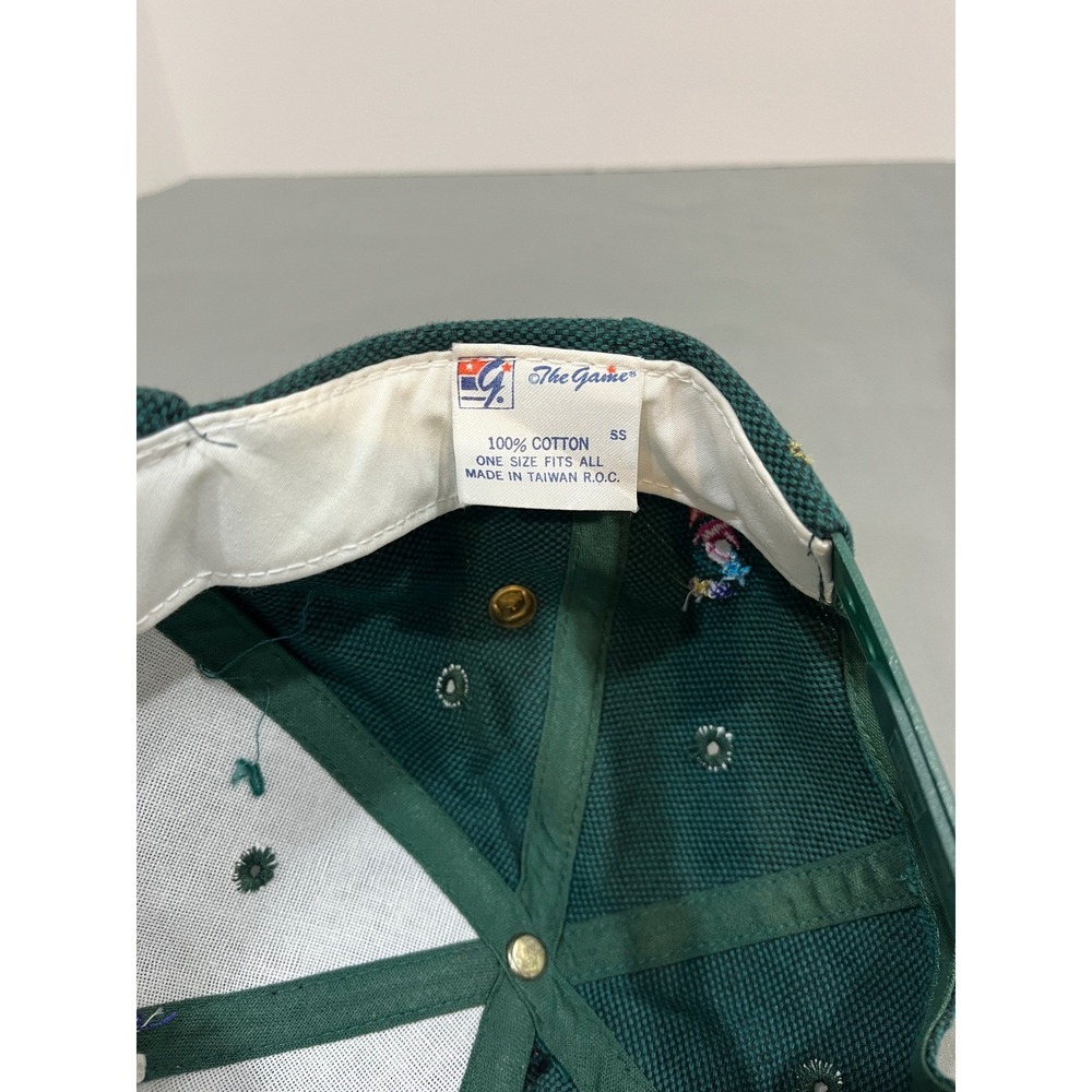 The Game Atlanta 1996 Olympics Hat Mens OSFA Green Vintage Snapback With Pins - Picture 8 of 9